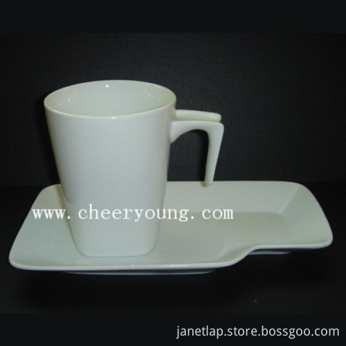 Ceramic Cup and Saucer (CY-P518)